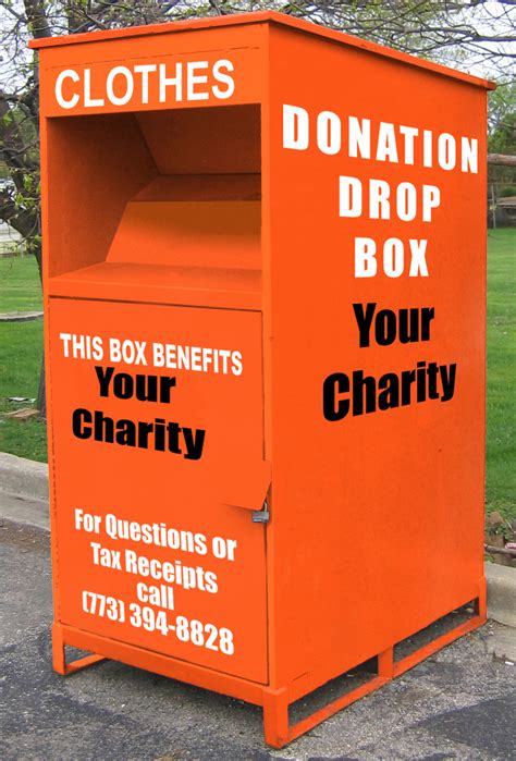 clothes donation boxes near me